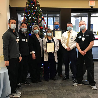 Pottstown Hospital Staff - Stryker Healthy Hospital Gold Award 