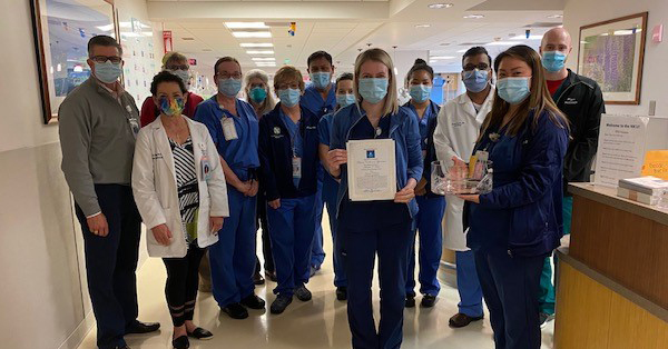 Quality Award - Michelle Fetich, BSN, RN, Clinical Nurse Manager, and Sharon Voelker, BSN, RN II