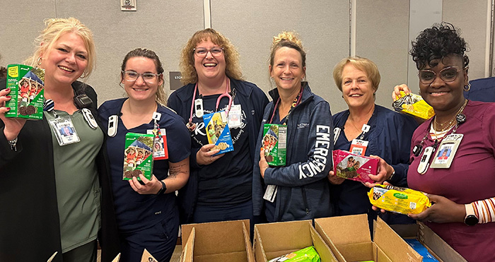 Local Girl Scout Cadette and Brownie troops recognize Reading Hospital