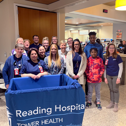 Community Wellness and DEI volunteer teams assembled food and toiletry kits, and stuffed backpacks for the Street Medicine program.