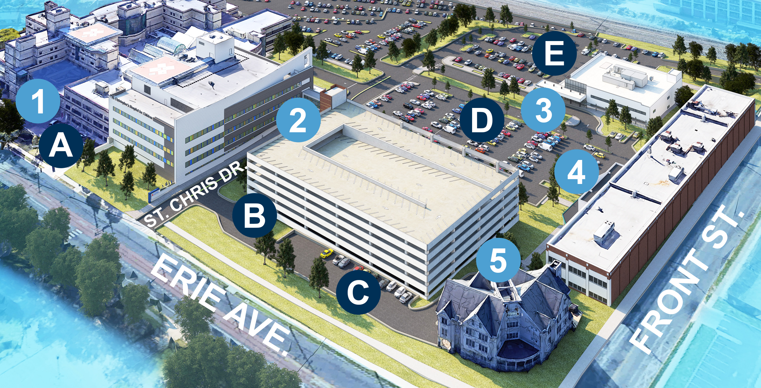 St. Christopher's Hospital for Children Campus Map