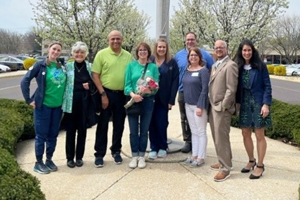 The Gift of Life organ donation flag-raising ceremony at Pottstown Hospital