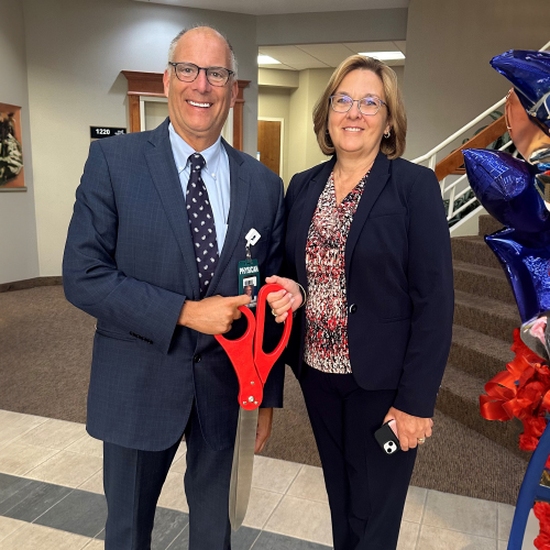 Dr. Barbera at Broadcasting Road Pharmacy ribbon-cutting ceremony Reading Hospital