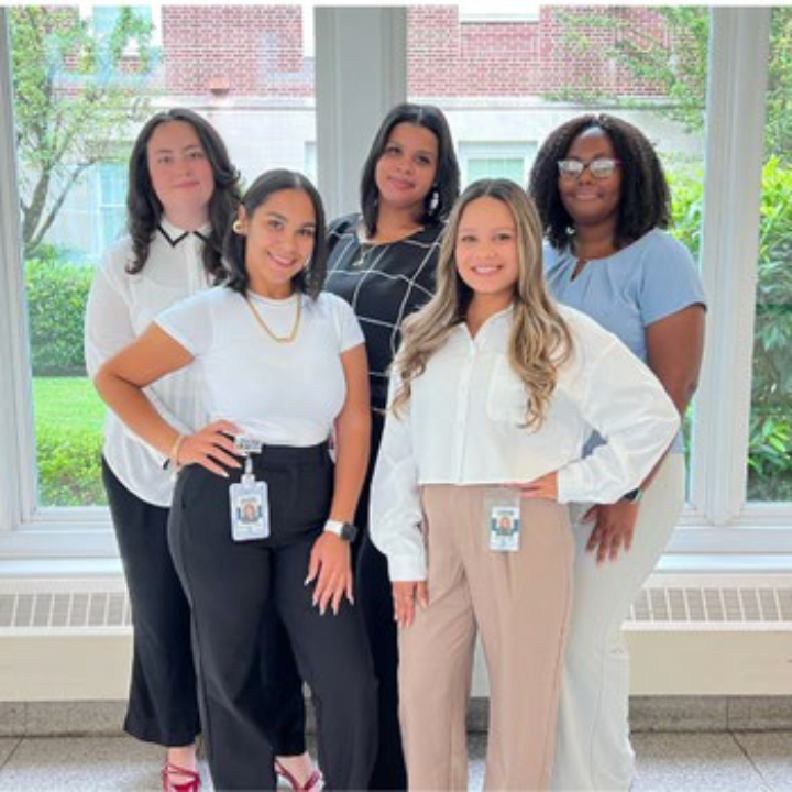 Reading Hospital CHW Champions: Bianca Ruiz (Street Medicine), Anibel Genao, Naiesha Glover, Nereida Salvador Abreu, Tyleah Betances