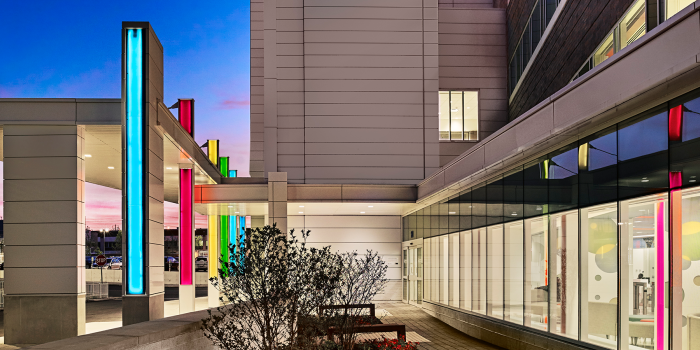 St. Christopher's Hospital for Children Exterior at Night